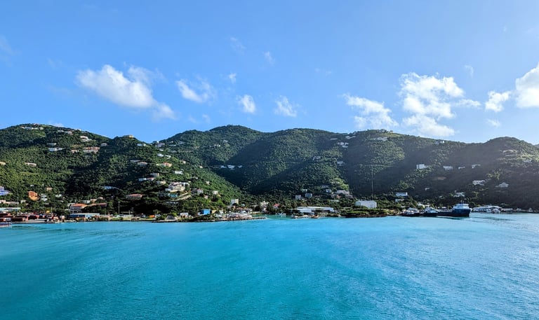 Tortola B.V.I. from Cruise Ship