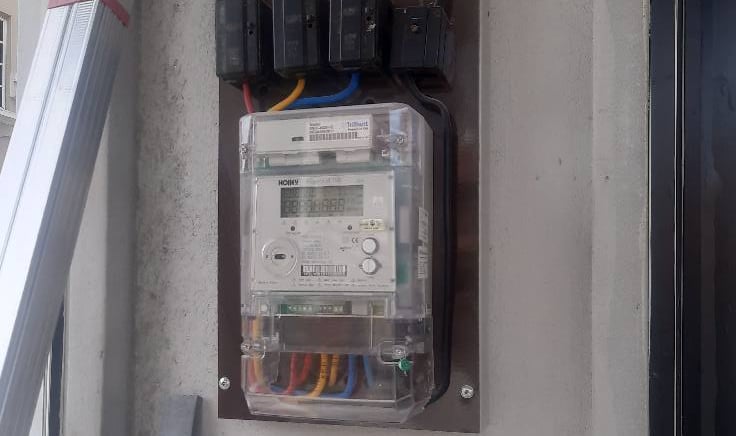 Suasana Electrical installing residential electricity meter, wiring, and TNB connection.