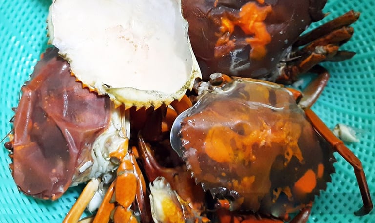 double skinned crabs