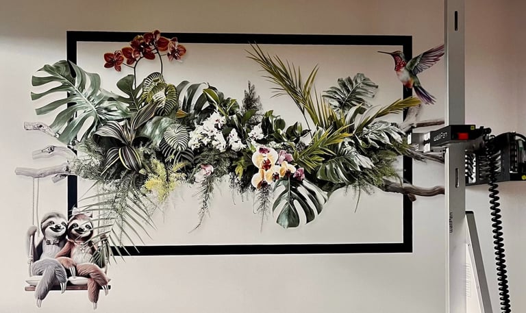 Grafika cyfrowa autorstwa Justyny Grodzkiej – personalizowana dekoracja na ścianę