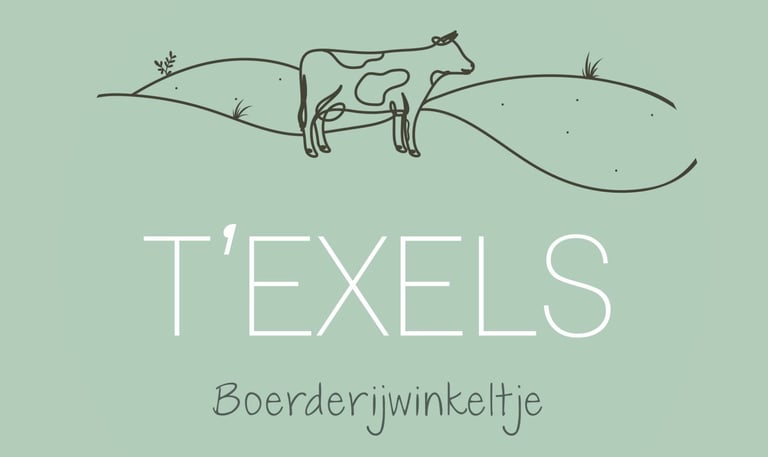 Het logo van T'Exels Boerderijwinkeltje