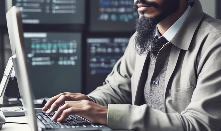 A vibrant social media dashboard displaying analytics and colorful posts.