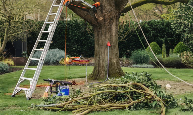 Professional tree cutting services available