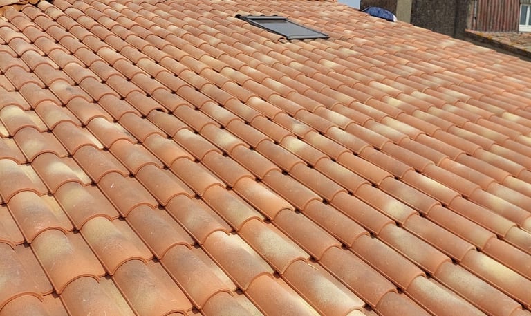 tuiles - toiture refaite à neuf - couverture