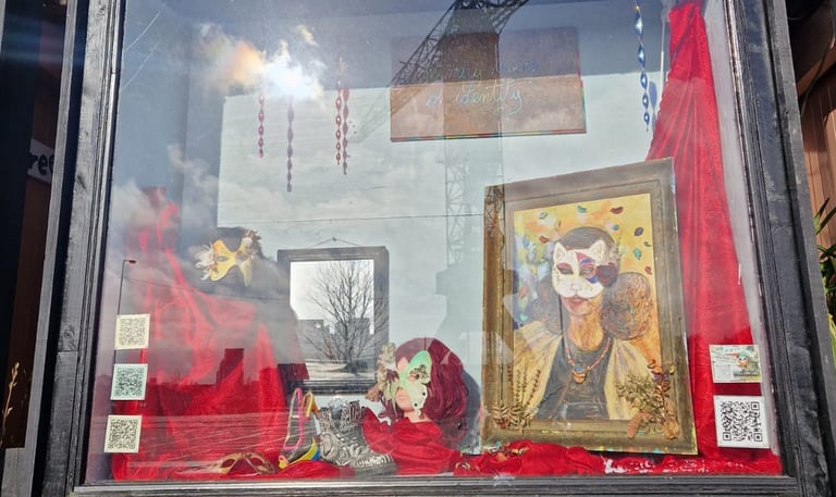display many layers of identity