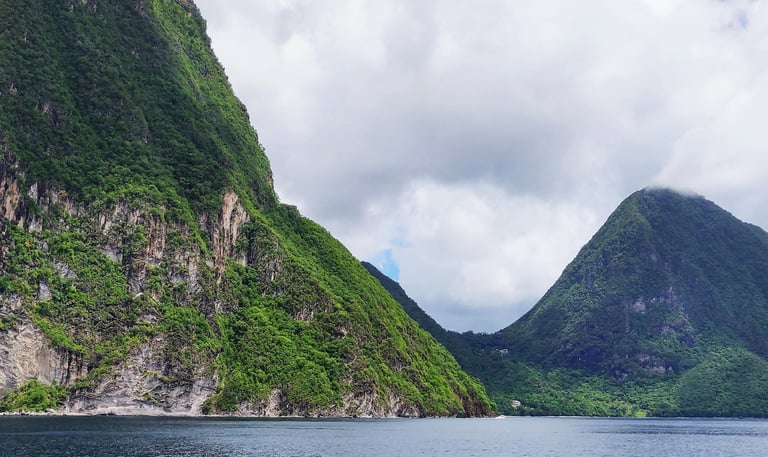 Gros Pitan St. Lucia from Catamaran Tour