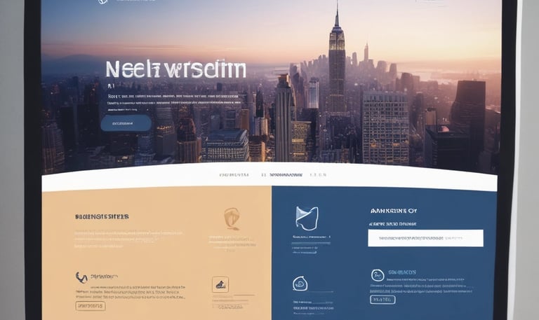 A sleek graph showing upward growth with vibrant colors.