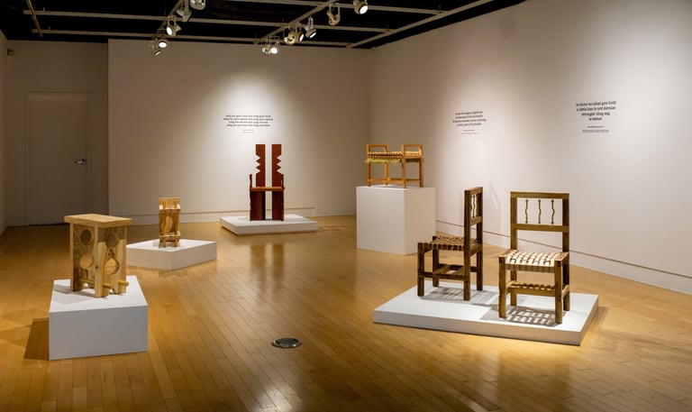 The Visual Analysis of an Inside Joke Exhibition