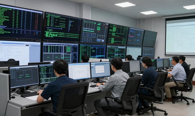 A sleek digital interface displaying dynamic data charts on a futuristic screen.