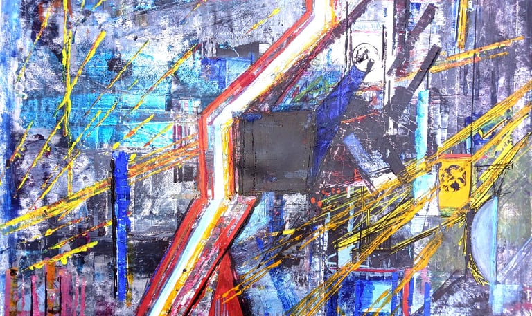 couleurs fragments espace séparation brice peinture