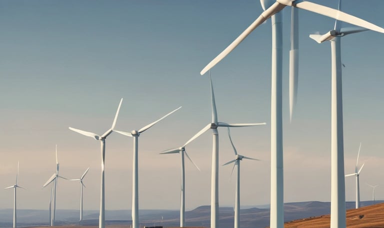 Solar panels installed on a flat commercial rooftop under a clear blue sky.