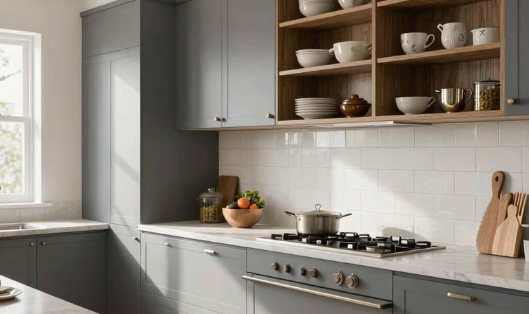 A set of eyelash and eyebrow care products displayed elegantly on a wooden surface with soft natural light.