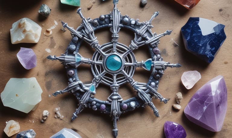 A beautiful collection of crystal-infused cosmetics and home fragrances.