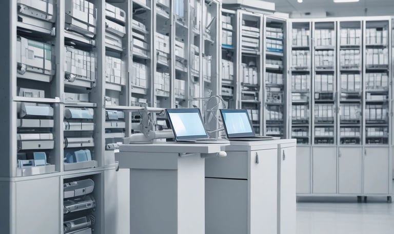 Close-up of aerospace components being carefully packaged for shipment in a clean facility.