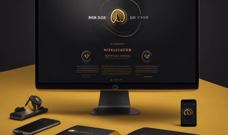 Close-up of a high-end website homepage featuring rich visuals and smooth navigation on a laptop screen.