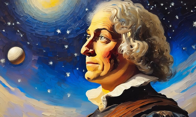 Este es nuestra visión del retrato de Galileo Galilei