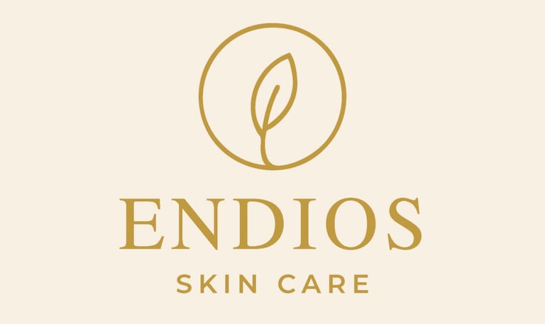 ENDIOS logo Powered by Bhudira | An in-house skincare brand
