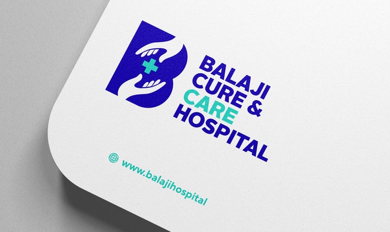 Balaji Cure & Care Hospital Logo Design by Brandsthan