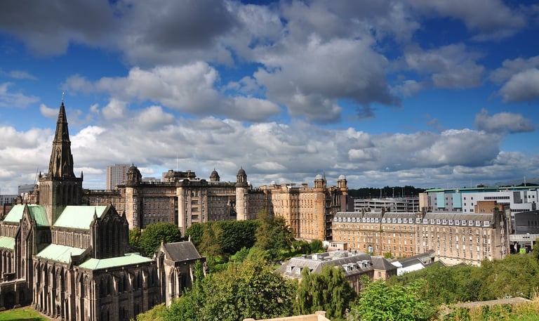 The Necropolis in Glasgow Scotland