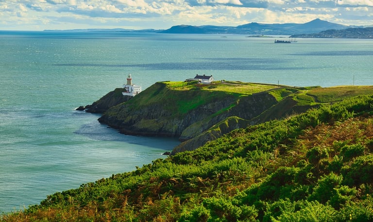 coast of Dublin Ireland