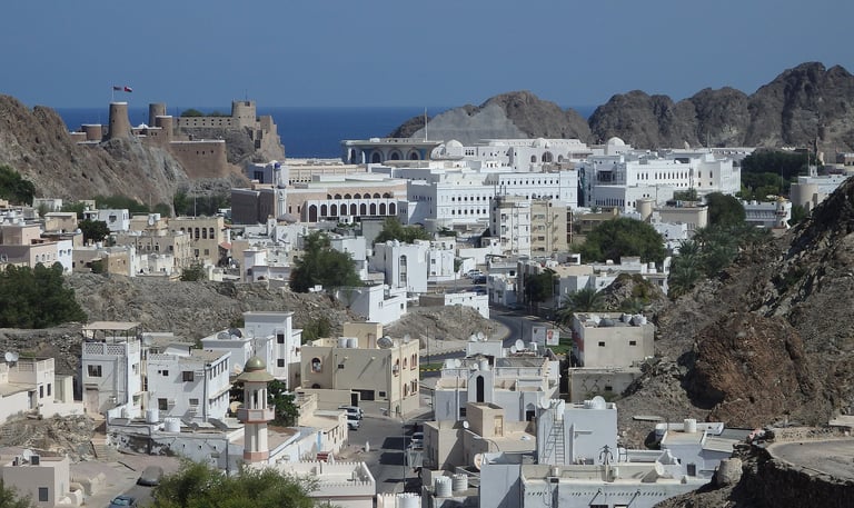 Muscat oman historic district