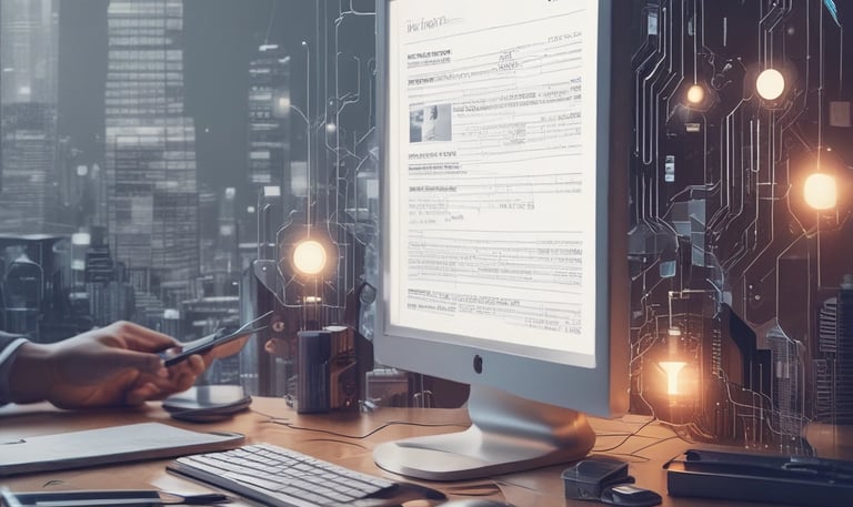 A construction site featuring advanced digital tools and equipment.