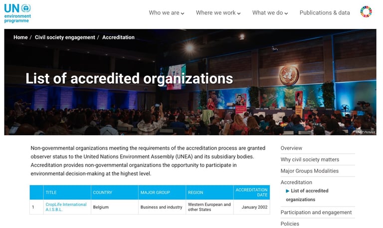 PESTICIDES LOBBYING IPBES FAO ONU