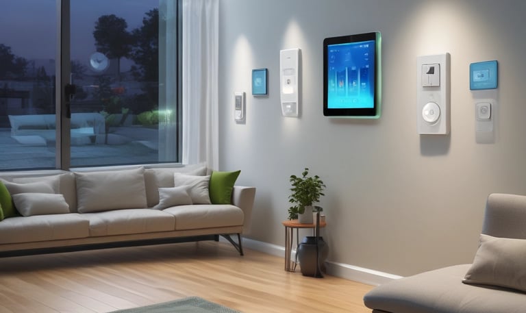 A modern solar energy installation showcasing renewable technology.