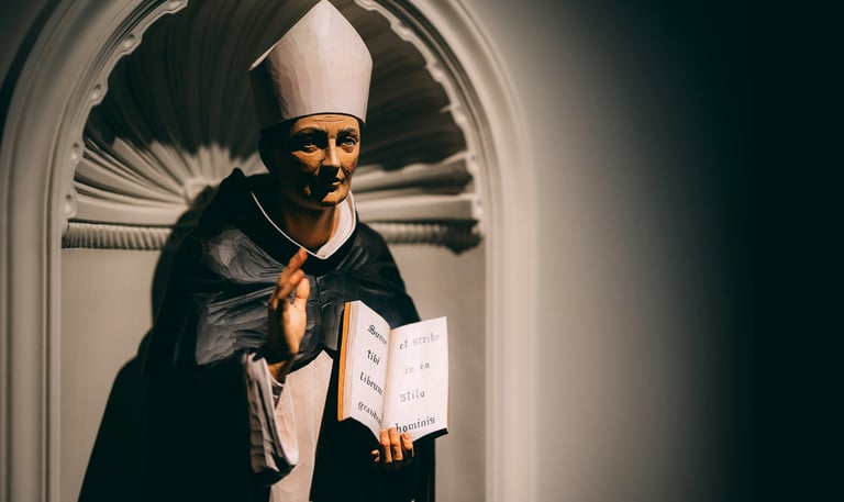 saint in a hat