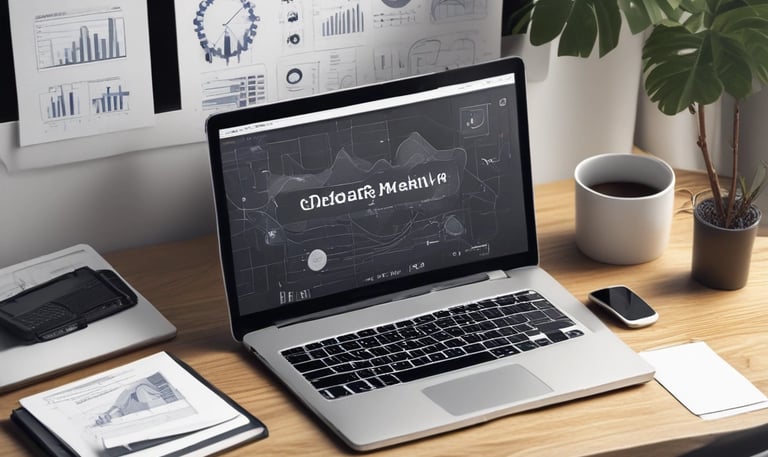 A group of four men in business attire are gathered around a table, examining documents laid out in front of them. They appear to be engaged in a discussion or meeting, with focused expressions and attentive body language.