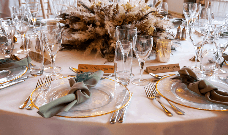 Wedding favours and phone cradles