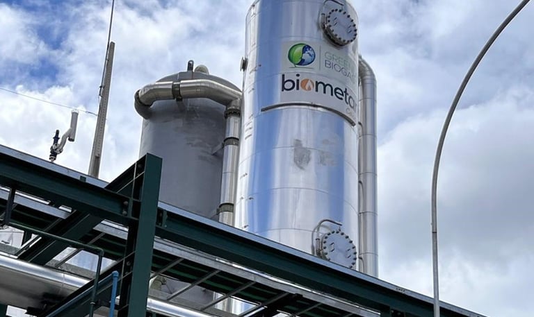 biometano caieiras dk engenharia