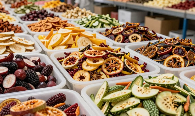 A cargo ship loaded with containers sailing on a calm sea, representing international export and import.