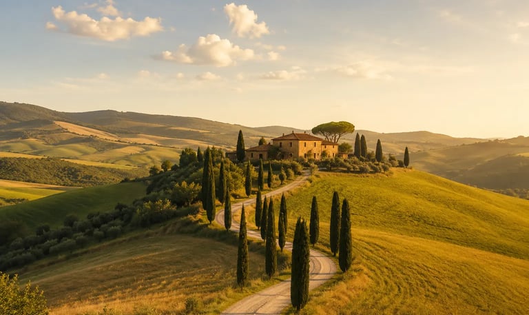 Filipino driver in Florence for Tuscany day trips to Pisa, Siena and San Gimignano.