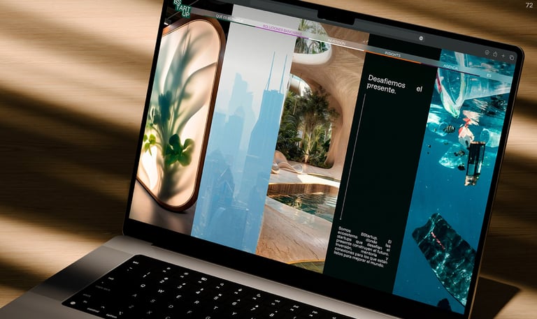 Bstartup rebranding disseny web
