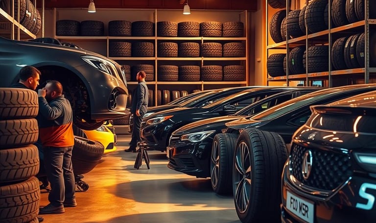 تبديل تواير متنقل الكويت