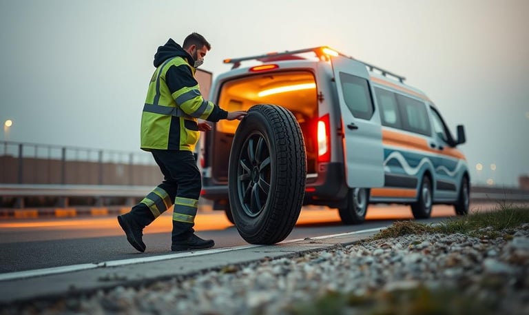 تبديل تواير متنقل الكويت