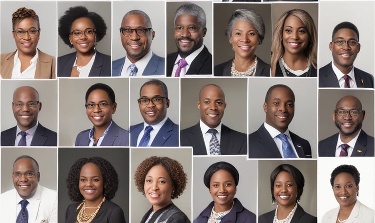 A successful project presentation with charts and graphs.