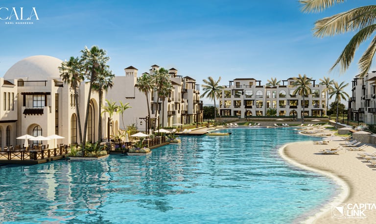 enjoy a private lagoon at cala sahl hasheesh