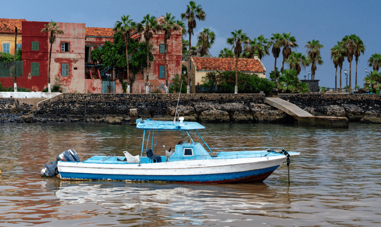 boat at Gorée Island