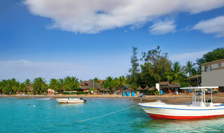 beach resort in Saly, Senegal