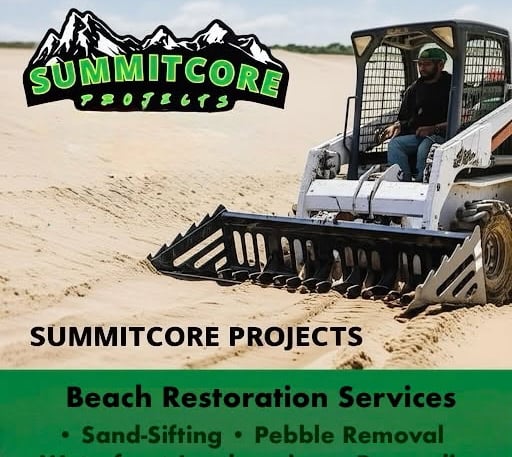 Sand Sifting, Clean Sand, Beach Sand, Manitoba, Cottage, Sand Cleaners, Beach Landscaping Manitoba
