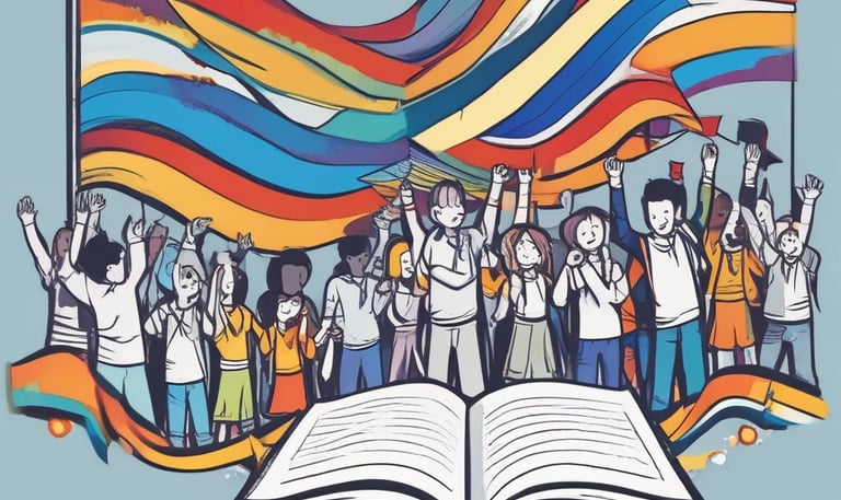 A serene image of a Colombian landscape with soft lighting.