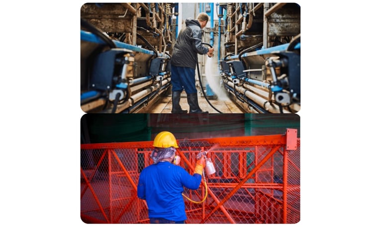 Limpieza Profunda Deep Clean Pintura Industrial