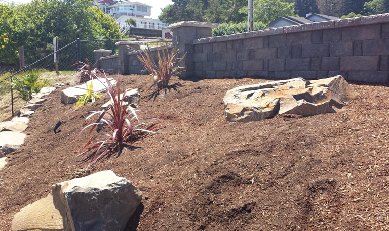 Mulch Bark Compost Installation Cedar Mill