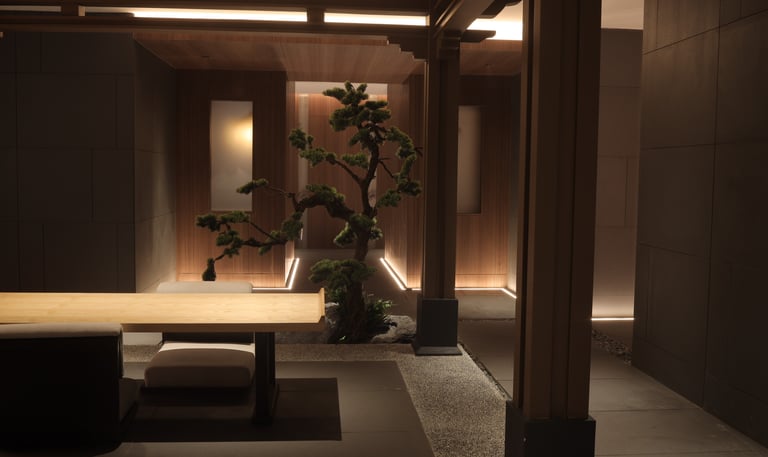 qc spa tea area by Cedar Wellness SPA