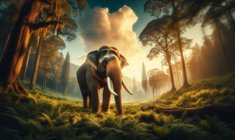 Elephant in the forest