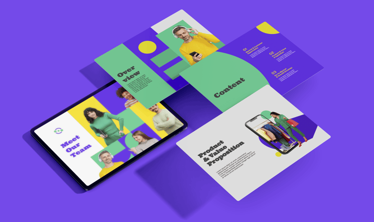 Beispiel Presentation Branding Projekt 2 - 4 Sample bilder