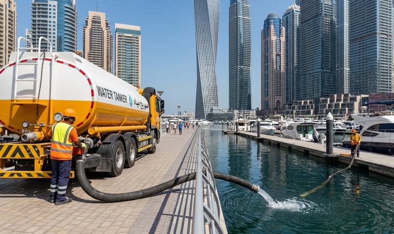 Remove Rain Water Tanker