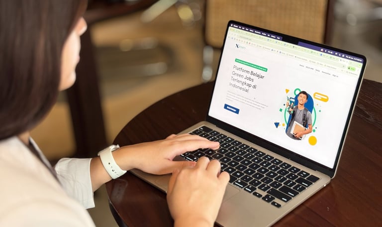 Young professionals in the XYZ talent pool exploring career opportunities in sustainability and gree